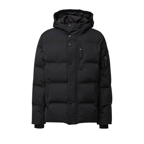s.Oliver Gewatteerde Winterjas Zwart