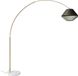 QAZQA xxl - Klassieke Booglamp | Vloerlamp | Staande Lamp met kap - 1 lichts - H 269 cm - Groen - Woonkamer | Slaapkamer | Keuken