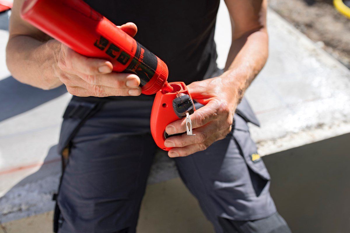 Hultafors 652423 Red 100 Slaglijnkrijt - Rood - 100gr