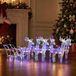 VidaXL Decorations de Noël rennes et traîneau 320 LED acrylique