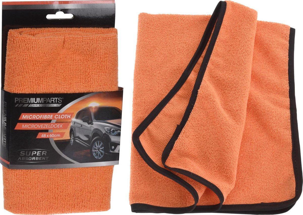 Auto Parts Microvezeldoek 48 x 60 cm - Oranje