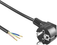 Chacon Voedingskabel - 220V - 3 Aderig - 3 Meter - Zwart