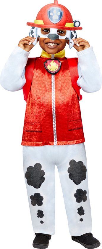amscan PAW Patrol - Marshall Luxe Verkleedkleding - Kinderen - 3-4 jaar