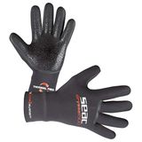 Seac Dry Seal 500 neopreen handschoenen, 5 mm, 100% waterdicht, volwassenen, uniseks, zwart, M