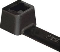 HellermannTyton 111-02160 T18L-PA66W-BK Serre-câble 205 mm 2.50 mm Noir stabilisé aux UV 100 pièce(s)