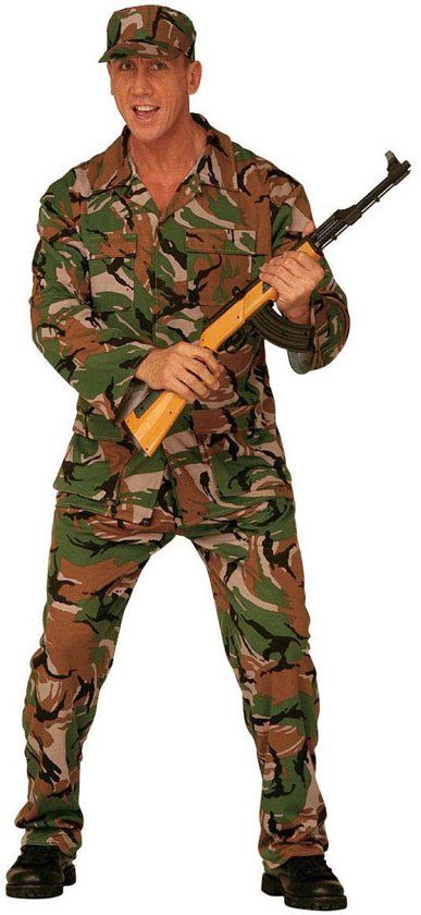 Vegaoo Militair kostuum voor mannen - Verkleedkleding - Large