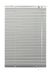Gardinia Aluminium jaloezie om vast te klemmen, privacybescherming, alle montageonderdelen inbegrepen, aluminium jaloezie, zilver, 110 x 175 cm (BxH)