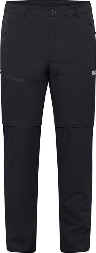 Jack Wolfskin PICO TRAIL ZIP OFF PANTS M Heren Outdoorbroek - phantom - Maat 54 R