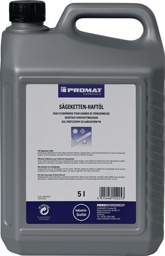 Promat/Tecwerk Zaagketting-hechtolie 100-120 mm²/s (bij 40graden Celsius) 5 l vloeistofvat - 4000355321