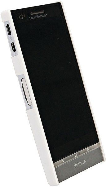 Krusell ColorCover SO Xperia P WH White Metallic