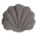 Clayre & Eef Sierkussen Schelp 38*48*6 cm Grijs Polyester Kussenhoes met Kussenvulling Blauw