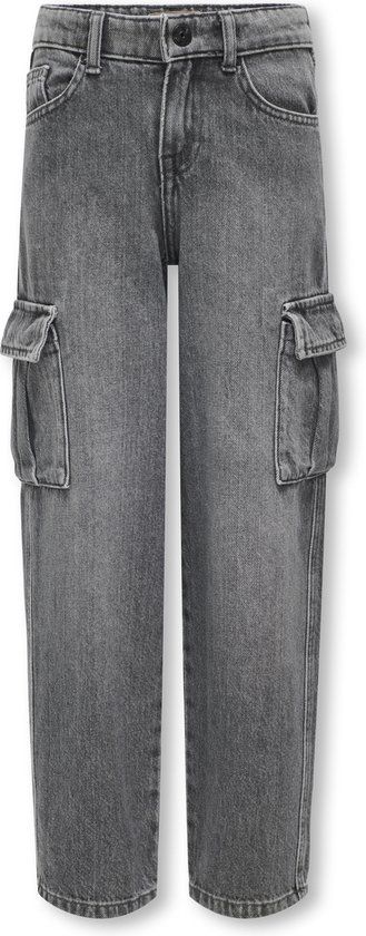Only KIDS ONLY Wide-leg jeans KOGHARMONY Dark Grey Denim