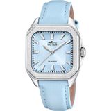 Lotus 18968/4 Dames Horloge Blauw Leer