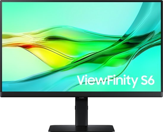 Samsung ViewFinity LS24D600UAUXEN - QHD - IPS paneel - USB-C - 90w - RJ45 - 100 Hz - in hoogte verstelbaar - 24 inch