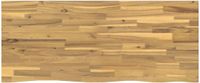 vidaXL - Tafelblad - 130 x 40 x 3,2 cm - Wit - Glas