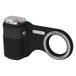 MOCA ARCO Poignée MagSafe pour téléphone avec télécommande et lampe LED - Noir