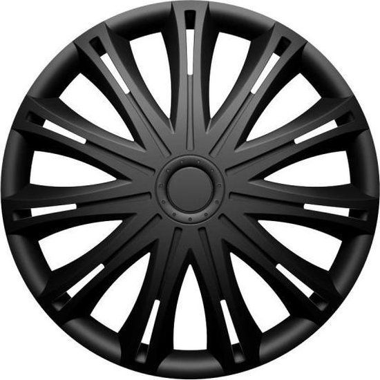 Versaco Spark - Wieldoppen - Zwart - 15 inch - 4 stuks