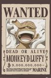 Your Decoration B.V. Poster One Piece - Wanted Luffy 61x91,5cm