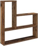 vidaXL Wandplank Oud hout 60 x 11 x 60 cm Bewerkt hout