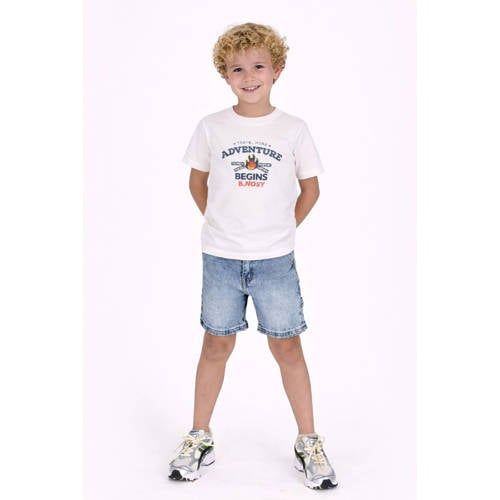 B.Nosy T-shirt met backprint wit