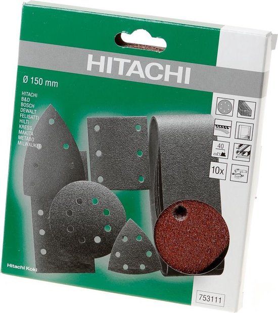 HiKOKI Schuurschijf d.150 k40 (10 st)