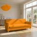 Più bello Bielastische bankovertrekken, oranje