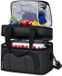 Sac isotherme - Isolant pliable - Noir 10L