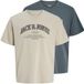 JACK&JONES JJEDENVER LOGO TEE SS O-NECK 2PK MP Heren T-shirt