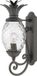 Hinkley LED Wand Buitenlamp Plantation | 1X E27 Max 40W | IP44 | Dimbaar | Museum Black