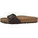 BIRKENSTOCK Madrid Bf Slides dames, donkerbruin 040393, 43 EU, Donkerbruin 040393