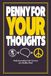 Penny For Your Thoughts: Daily Journaling for Men and Women | Self Expression | 6 x 9 inches, 122 Pages | Mental Health Journaling | Great Gift for Stress Relief