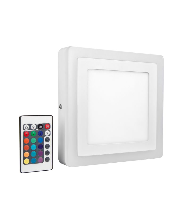 LEDVANCE LED Plafondverlichting - Vierkant - 17W - Warm Wit - Dimbaar