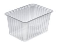 Guillin Alphacel CLTP2000 Pack van 6 zakjes 100 aluminium schalen scellable, kunststof, transparant, 19,2 x 13,7 x 10 cm