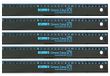 KUM Green Line liniaal, 30 cm, blauw, 5 stuks