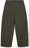 VERO MODA barrel casual broek - donkergroen