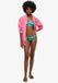 Superdry Slip de bain recyclé tie-dye Femme Tie-dye Vert Polyester/Élasthanne