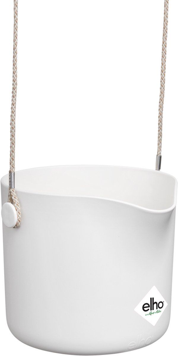 elho B.for Swing 18 - Bloempot voor Binnen - Wit