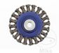 Osborn Rondborstel D115 M14 plat 12 mm RVS 12500 r/min