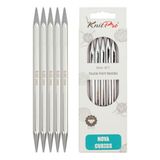 KnitPro Nova Cubics sokkennaalden 20cm 8.00mm Multikleur Hout
