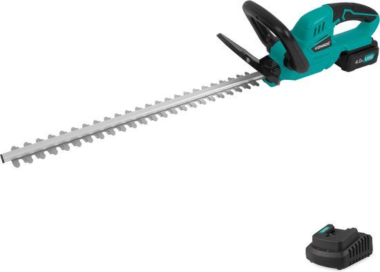 VONROC Accu Heggenschaar 20V – Zwaardlengte 520mm – Snijbreedte 14mm - Incl. 4.0Ah Accu en snellader