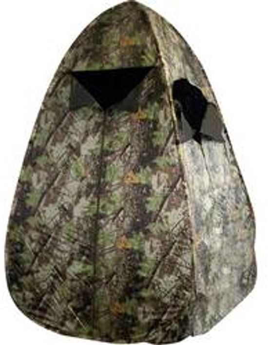 Berger & Schröter 30440 Pop-up tent Vouwt zichzelf uit Tarnzelt 116 cm x 116 cm x 193 cm