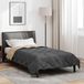 vidaXL Zomer Deken 200 x 135 cm Zomer 200 gsm Antraciet en Taupe
