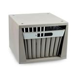 Ecoplast Cubo Componibile Doga, Opbergmand van gerecycled kunststof, blauw, 35 l