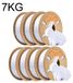 PLA+ filament d'imprimante 3D - 1,75 mm - Haute précision ±0,03 mm - Matériau PLA Plus - Bobine de 7 kg - Blanc froid