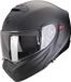Scorpion Exo-930 Evo Solid Matt Pearl Black - Systeemhelm - Maat XL