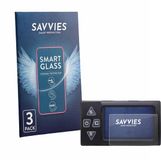Savvies 3 Stuks Screenprotector - Geschikt voor Buachois Bike Computer - Beschermfolie Glas Transparant