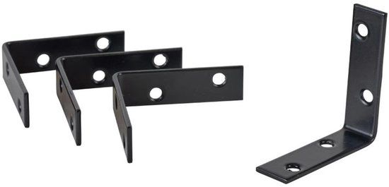 Waelbers Skapa Global B.V. Stoelhoek - 55 mm - Zwart (4 stuks)