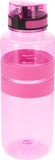 Bouteille d'eau - 1500 ml - rose - plastique