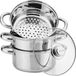 Kinghoff Stoompan KH-3319 - RVS - 24 cm - 5 L - Inclusief deksel