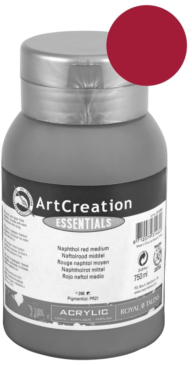 Talens Art Creation Acrylverf Essentials karmijnrood - 8712079314637
